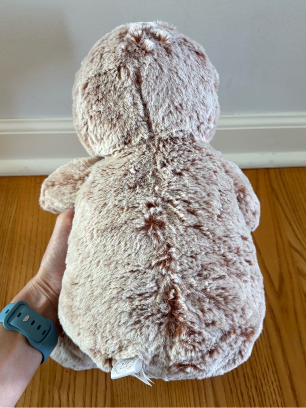 MANHATTAN TOY Woodlanders Ollie Hedgehog 12" Frosted Brown Plush Plush Soft 2016 - Picture 6 of 12